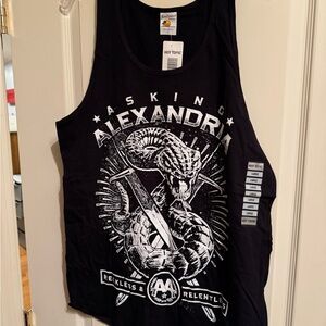 Asking Alexandria Official Licensed Bay Island Tank Top Band Shirt Size Large